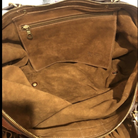 IL Bisonte Suede  Fringe Backpack/ Convertible Bag main image 4